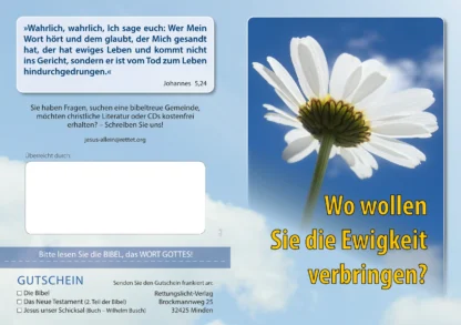 Flyer – Wo wollen Sie die Ewigkeit verbringen? (A6, 4-seitig) – Bild 3