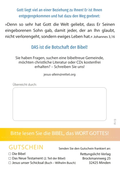 Broschüre in A6 – Ist eine Beziehung zu Gott möglich?  (Mit vielen Bibelzitaten) – Bild 5