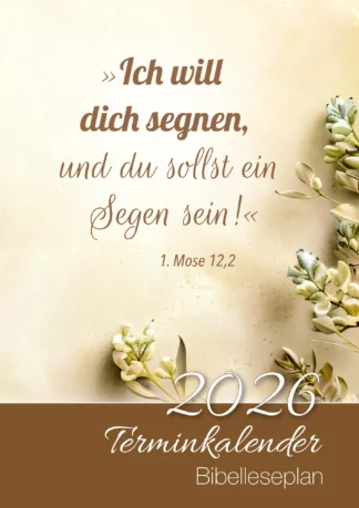Jahres-Terminkalender inkl. Bibelleseplan
