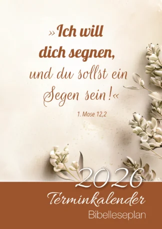 Jahres-Terminkalender inkl. Bibelleseplan