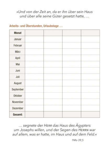 Jahres-Terminkalender inkl. Bibelleseplan – Bild 4