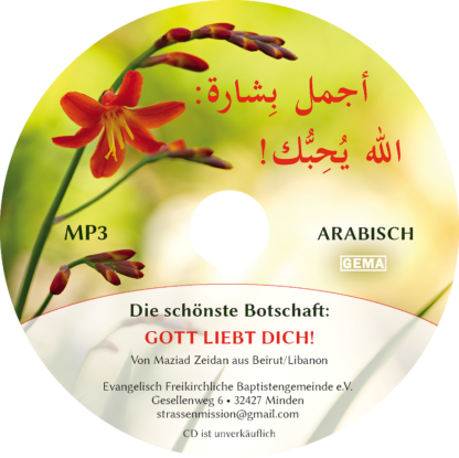 CD – Die schönste Botschaft: GOTT LIEBT DICH! (Arabisch) – Bild 3