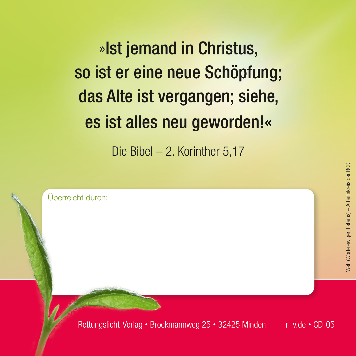 CD – Neues Herz – Neues Leben – Bild 3