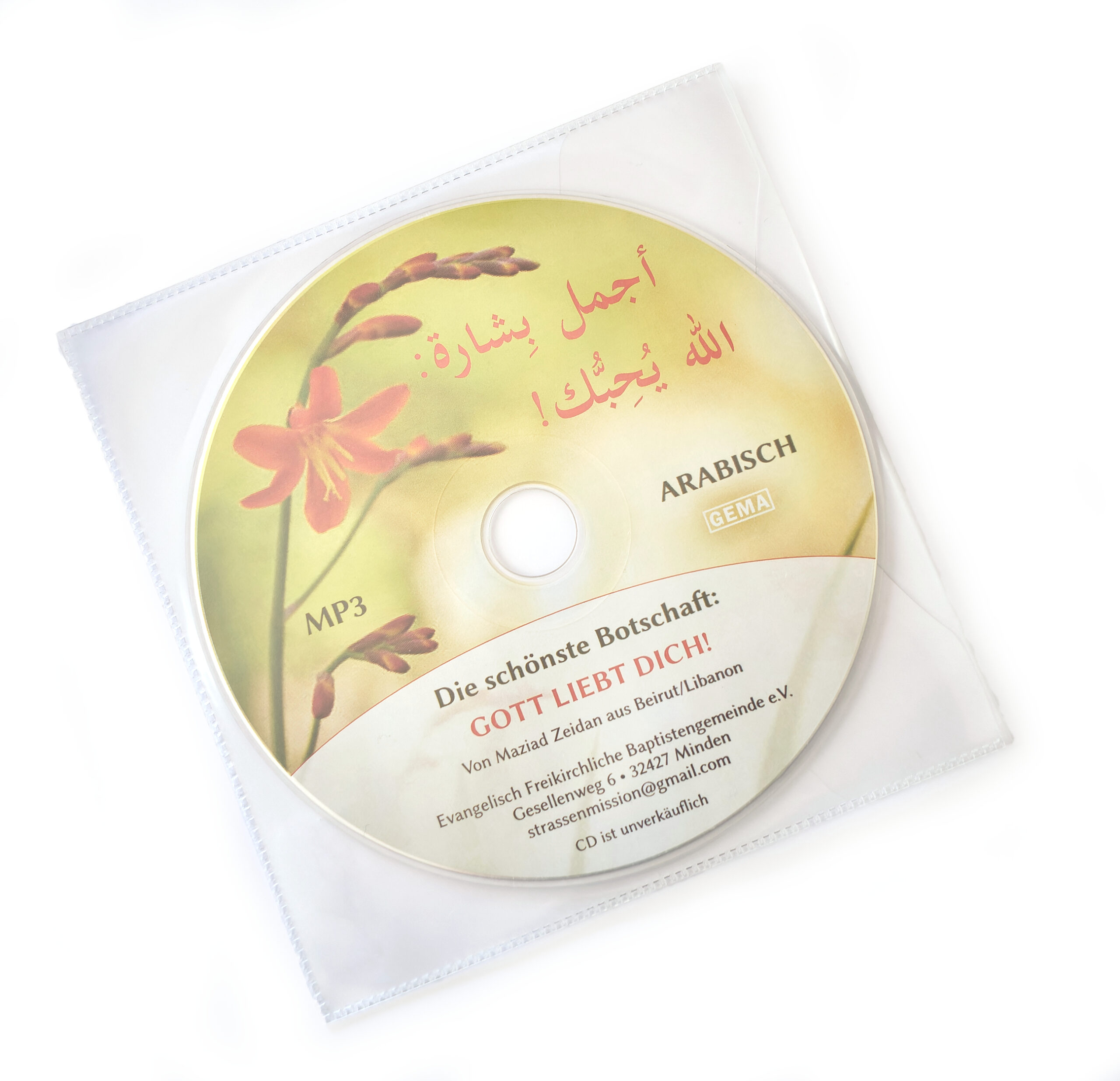 CD – Die schönste Botschaft: GOTT LIEBT DICH! (Arabisch) – Bild 2