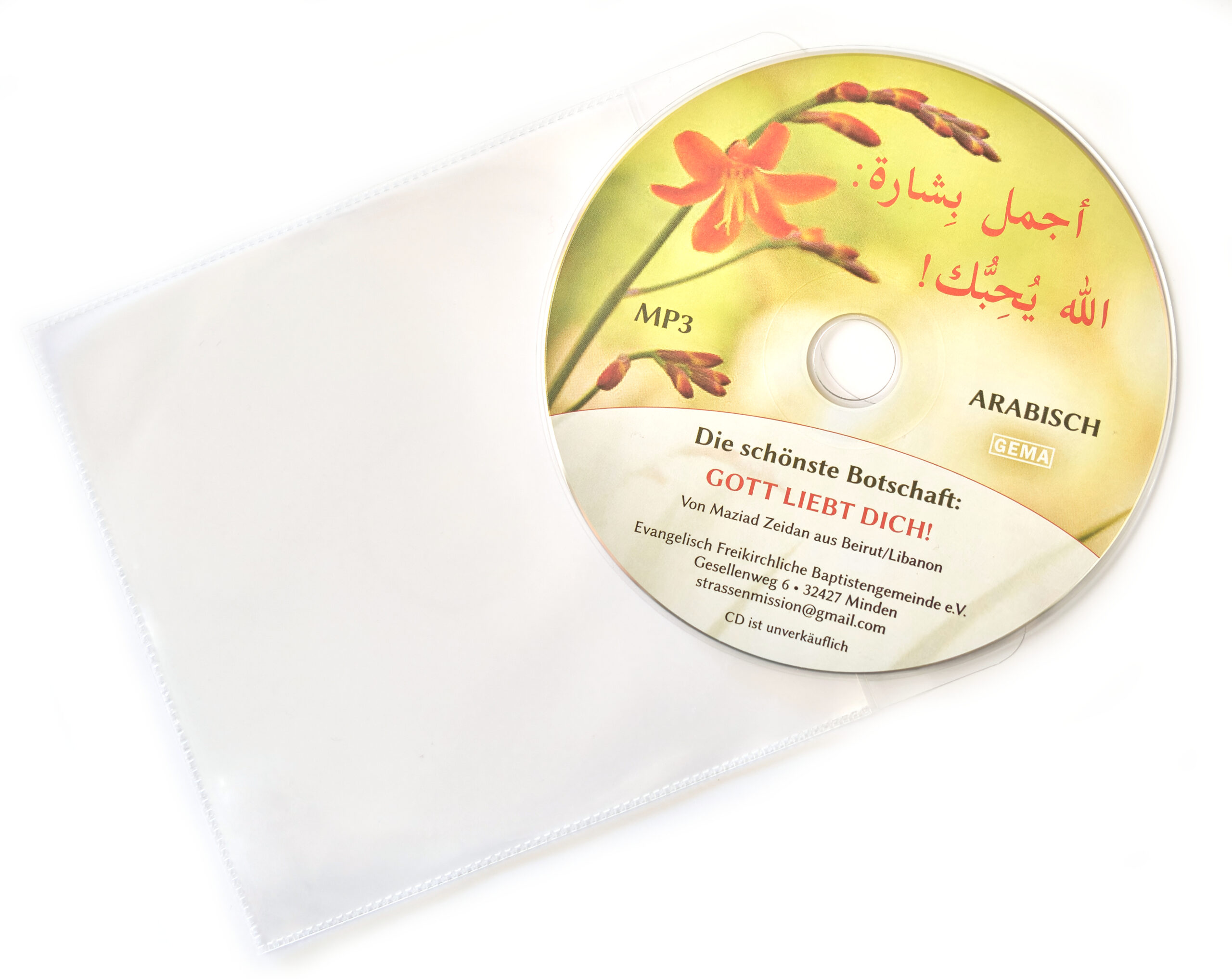 CD – Die schönste Botschaft: GOTT LIEBT DICH! (Arabisch)