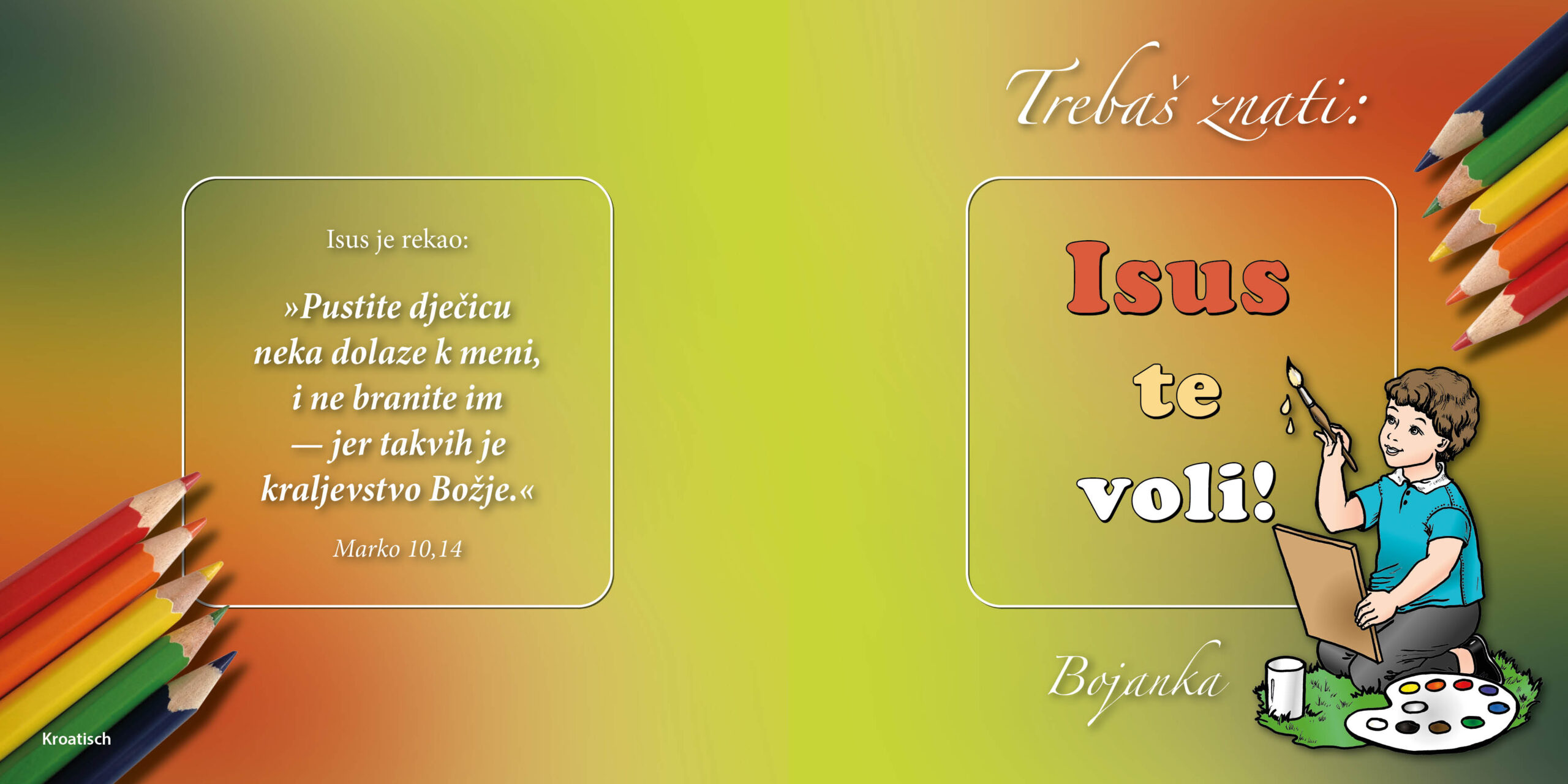 Malheft – Jesus liebt Dich! – Kroatisch – Bild 3