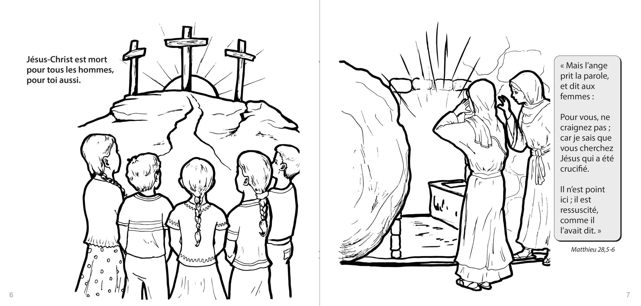 Malheft – Jesus liebt Dich! – Französisch – Bild 2