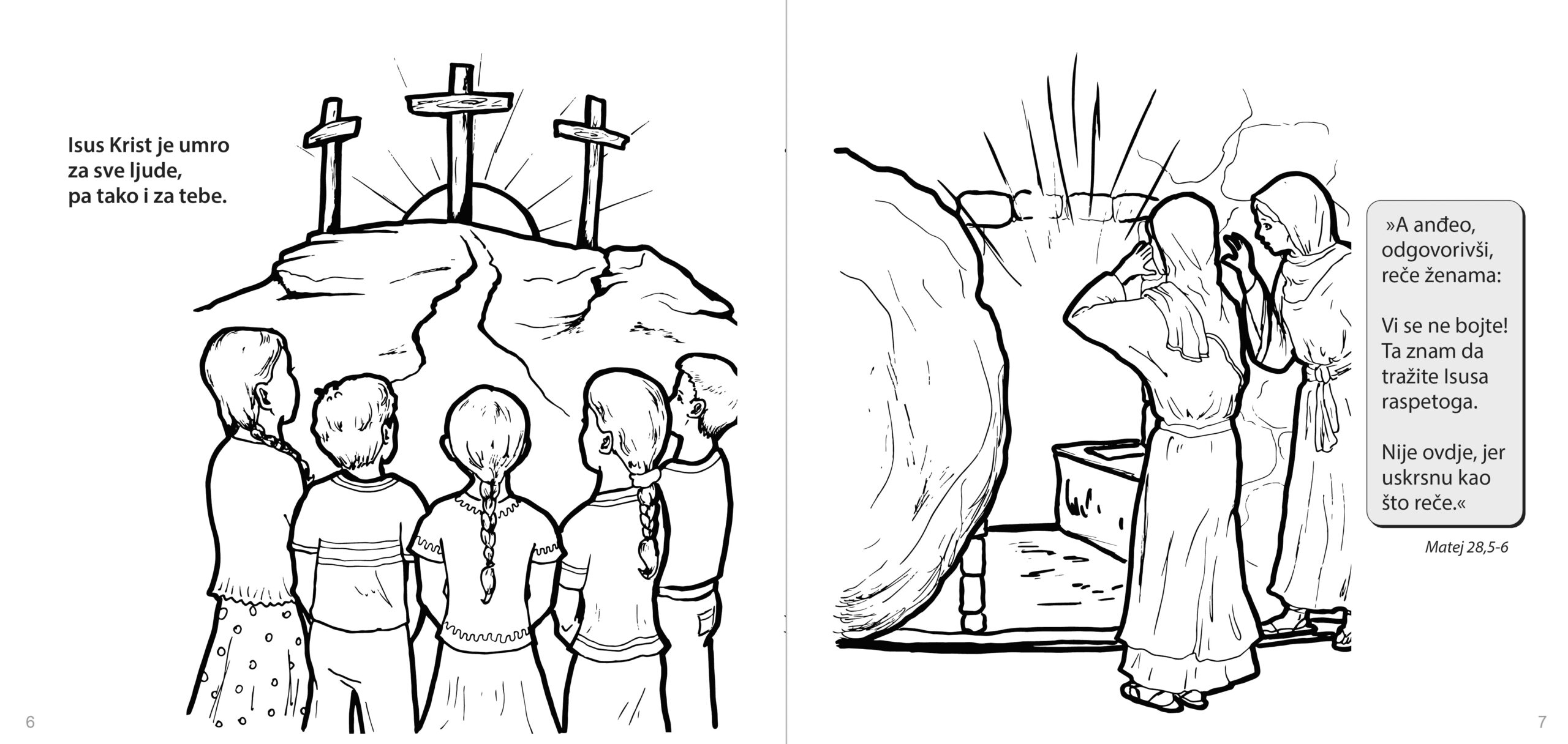 Malheft – Jesus liebt Dich! – Kroatisch – Bild 2