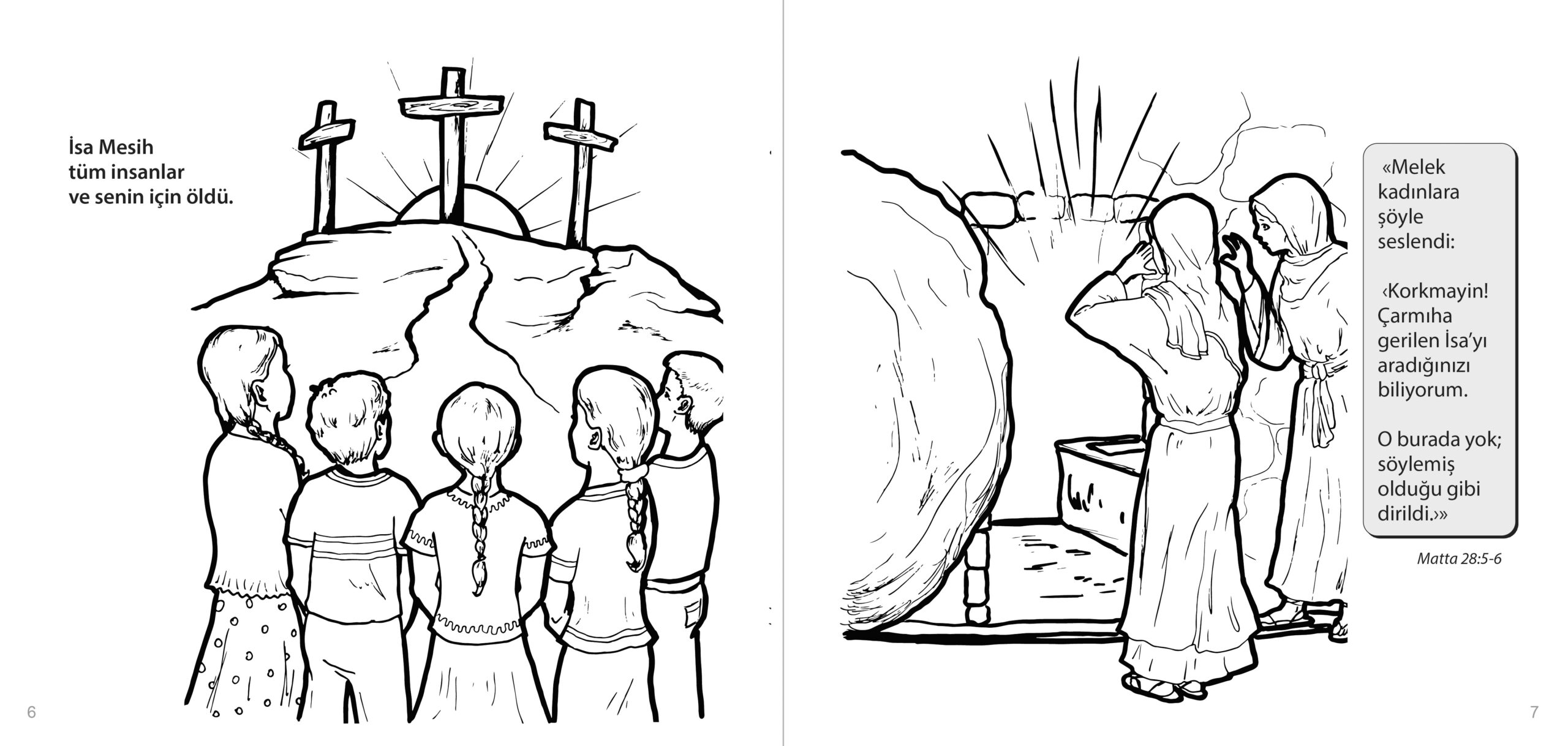 Malheft – Jesus liebt Dich! – Türkisch – Bild 2